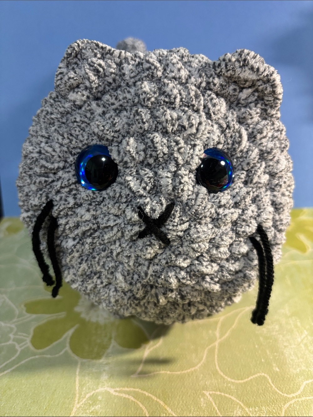 Cozy and Soft Kitty Cat Comfort Toy - crocheted